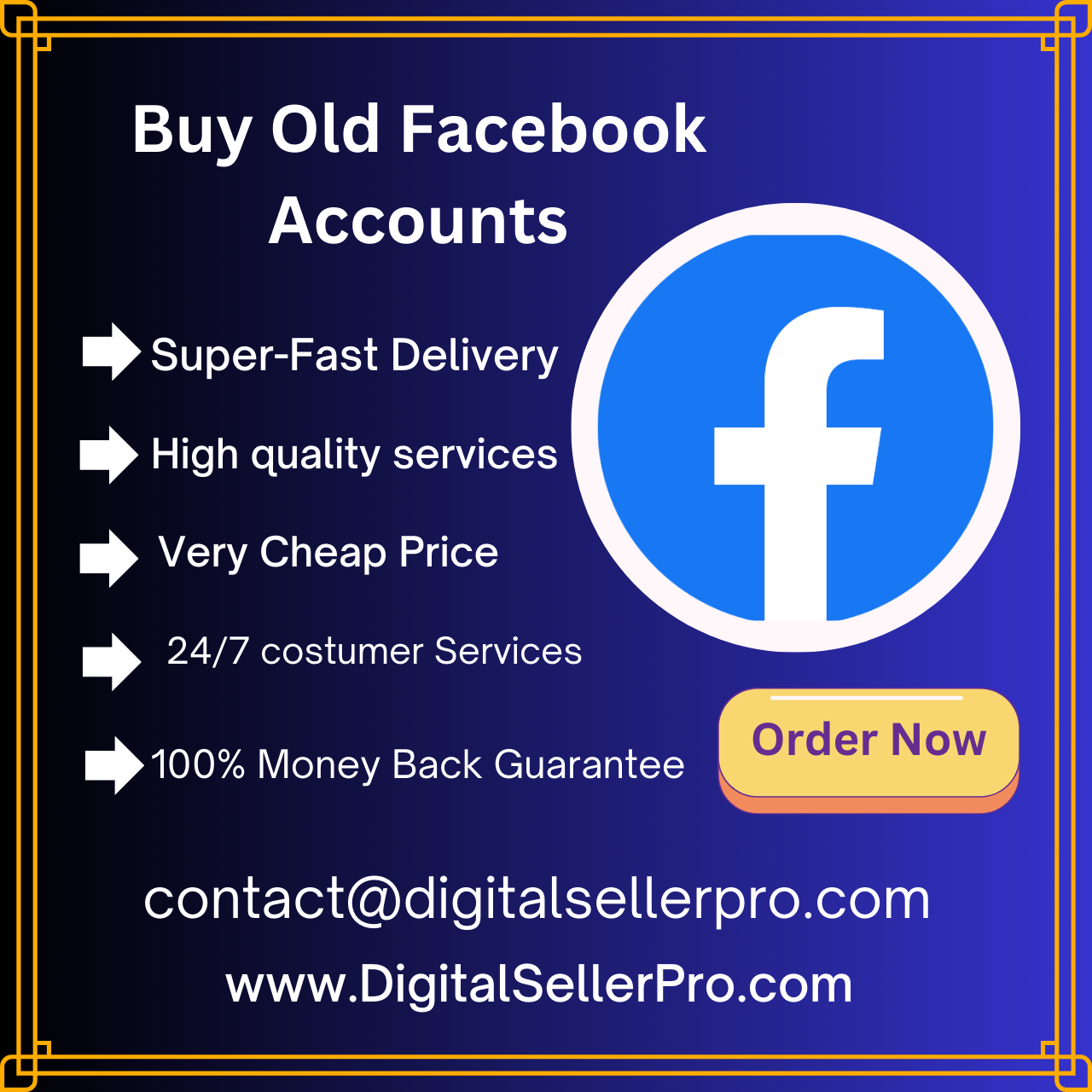 Buy Old Facebook Accounts - Digital Seller Pro