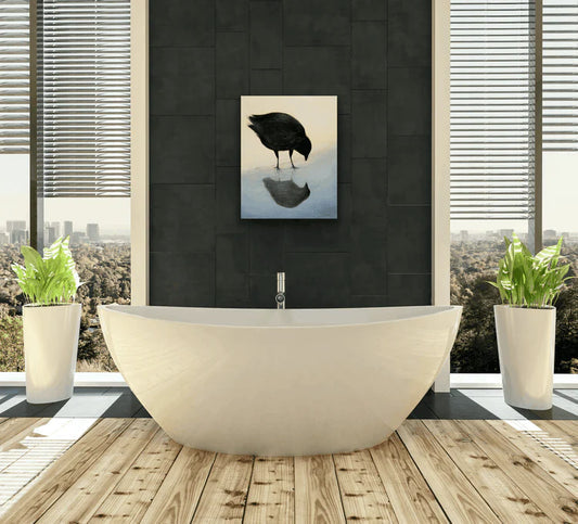 bathroom artwork