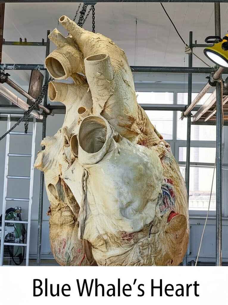 The Heart of a Giant Blue Whale’s Massive Heart Explained - Takfe.com