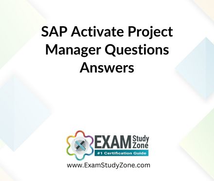 SAP Activate Project Manager C_ACT_2403 Exam Solutions