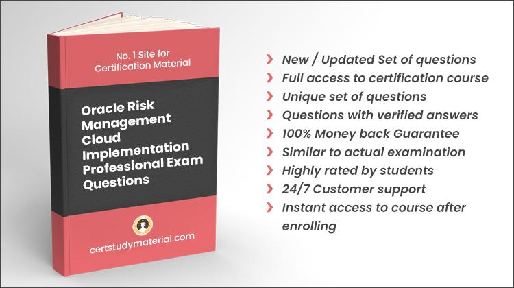 Oracle Risk Management Study Guide | 1Z0-1058-24 2024 Prep